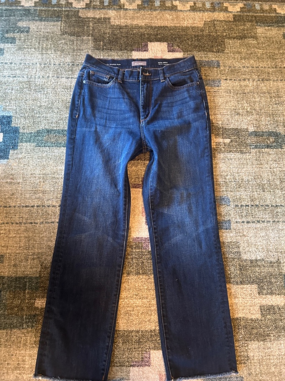 DL1961 Mara ankle high rise instasculpt straight Women's Denim Jeans.
